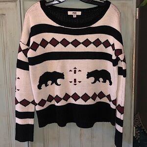 Jack BB Dakota Acrylic Diamond Knit Sweater